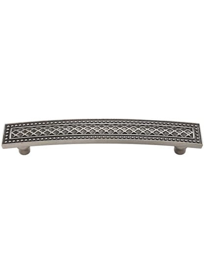 Trevi Drawer Pull - 5 inch Center-to-Center in Antique Pewter.